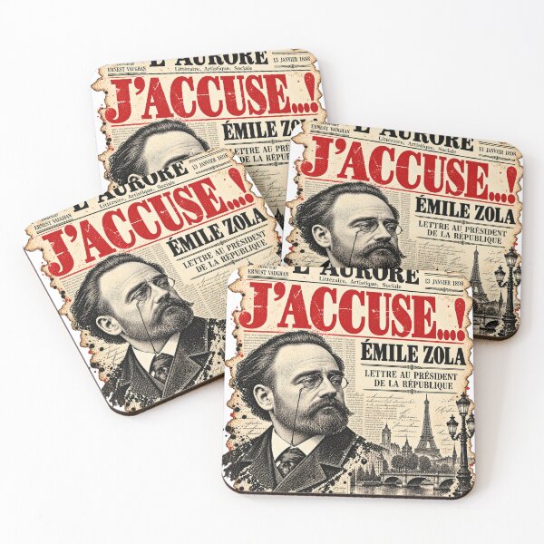 Item preview, Émile Zola — J’Accuse! — Paris 1898 Literary History designed and sold by Past in Threads.