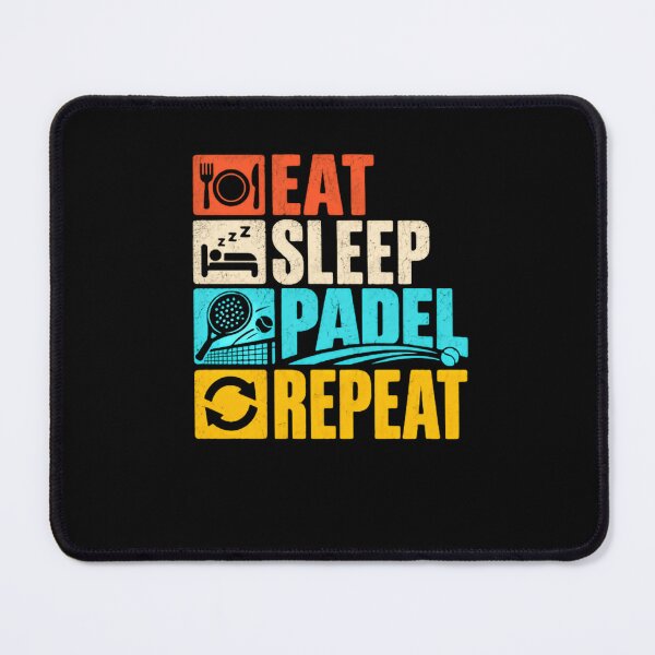 Item preview, Eat Sleep Padel Repeat Padel Player Racket Sport Enthusiast designed and sold by HumansStuck12.