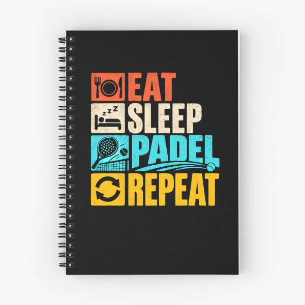 Item preview, Eat Sleep Padel Repeat Padel Player Racket Sport Enthusiast designed and sold by HumansStuck12.