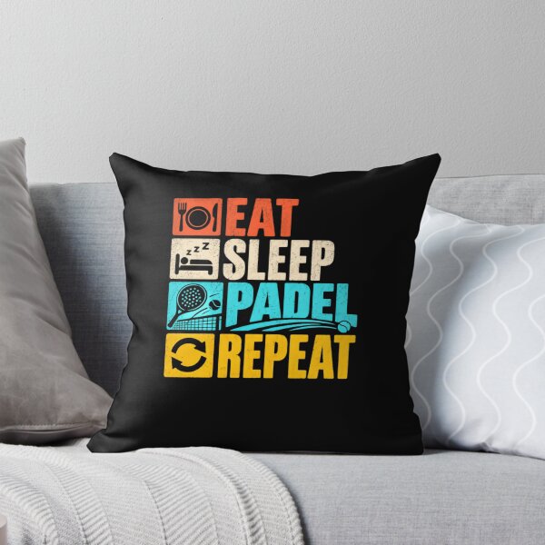 Item preview, Eat Sleep Padel Repeat Padel Player Racket Sport Enthusiast designed and sold by HumansStuck12.