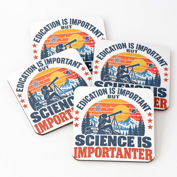 Item preview, Education Is Important But Science Is Importanter Science Lover Astronomy Student designed and sold by SEEM-drawing.