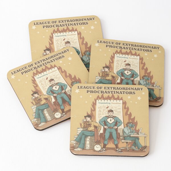Item preview, League of Extraordinary Procrastinators designed and sold by PictorialWhimsy.