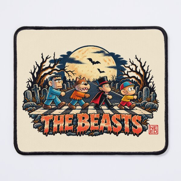 Item preview, The Beasts – Halloween Monster Crossing designed and sold by Neo Edo Studio.