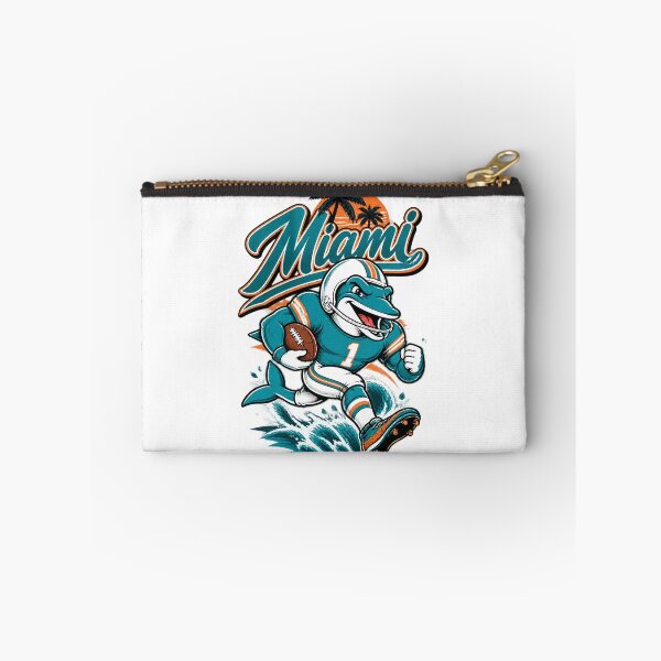 Item preview, Miami Dolphins Inspired Retro Football Design for Sports Fans designed and sold by Pokenus.