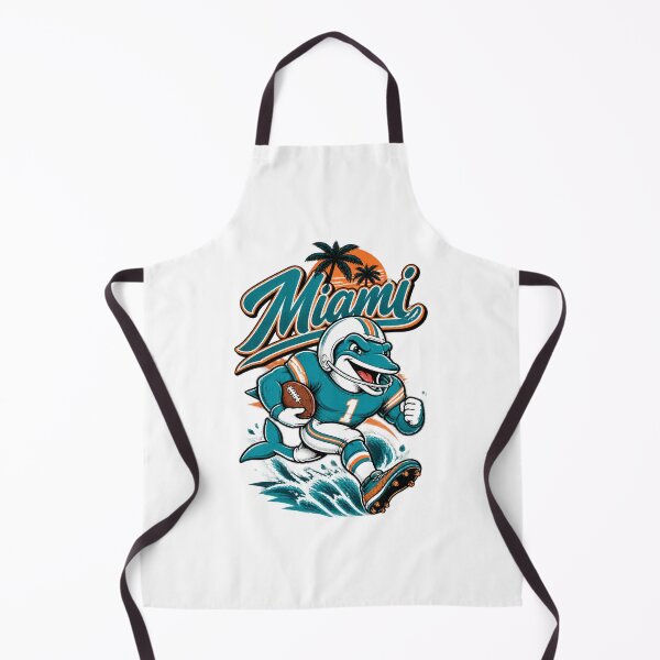 Item preview, Miami Dolphins Inspired Retro Football Design for Sports Fans designed and sold by Pokenus.