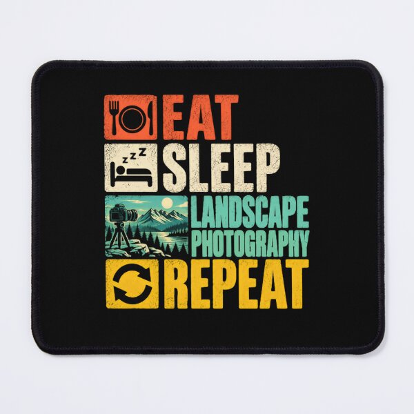Item preview, Eat Sleep Landscape Photography Repeat Landscape Photographer Hobby designed and sold by RetroMini2026.