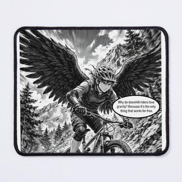 Item preview, Cool Downhill MTB design for guys; a great look for Downhill MTB enthusiasts. #5 designed and sold by UrbanTRIP.