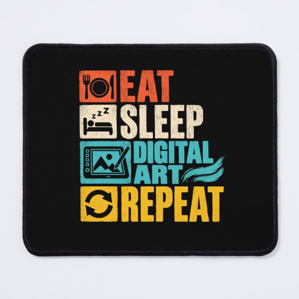 Item preview, Eat Sleep Digital Art Repeat Digital Artist Graphic Designer Creative designed and sold by JonesFlora2025.