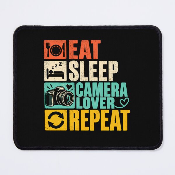 Item preview, Eat Sleep Camera Lover Repeat Photographer Photography Hobby designed and sold by RetroMini2026.