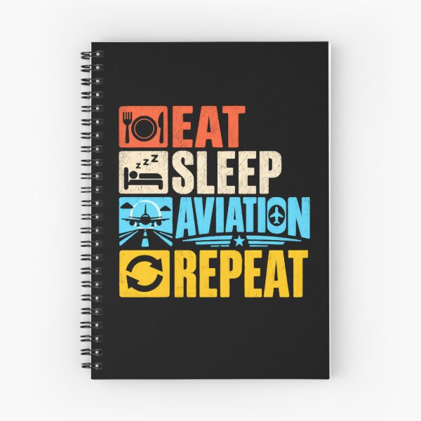 Item preview, Eat Sleep Aviation Repeat Pilot Flying Airplane Enthusiast designed and sold by JonesFlora2025.