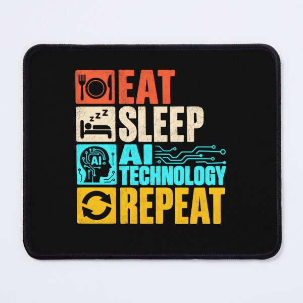 Item preview, Eat Sleep AI Technology Repeat Artificial Intelligence Engineer Programmer Developer designed and sold by RetroMini2026.