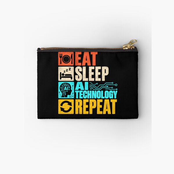 Item preview, Eat Sleep AI Technology Repeat Artificial Intelligence Engineer Programmer Developer designed and sold by RetroMini2026.