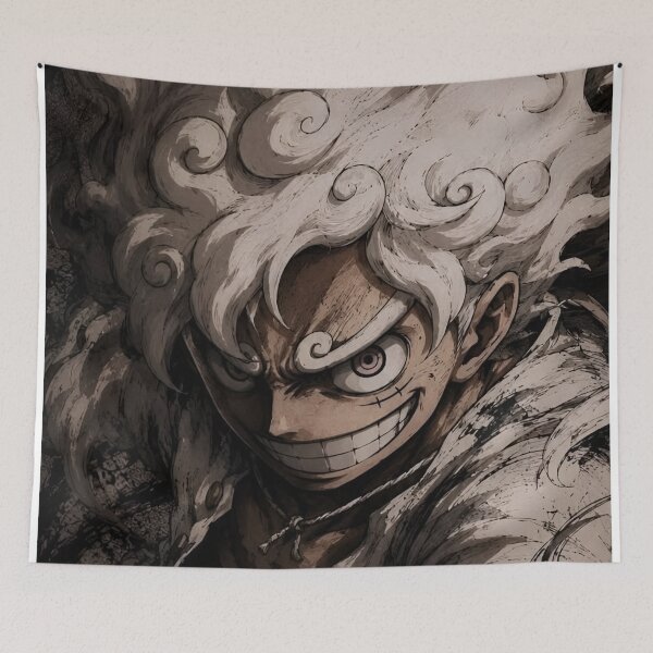 Item preview, Awakened Pirate Warrior Anime Art – White Flame Power Manga Style designed and sold by Dyan4.