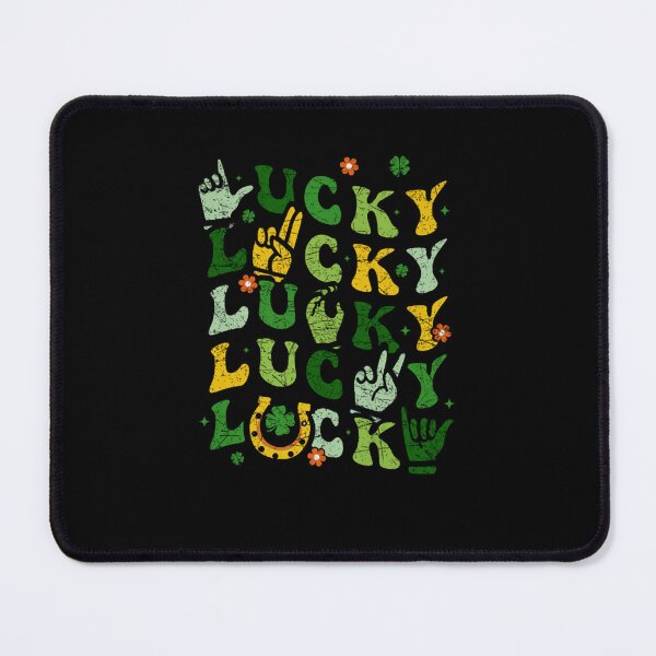 Item preview, Groovy St Patrick Day Green Pattern Text Art designed and sold by HansMulle.