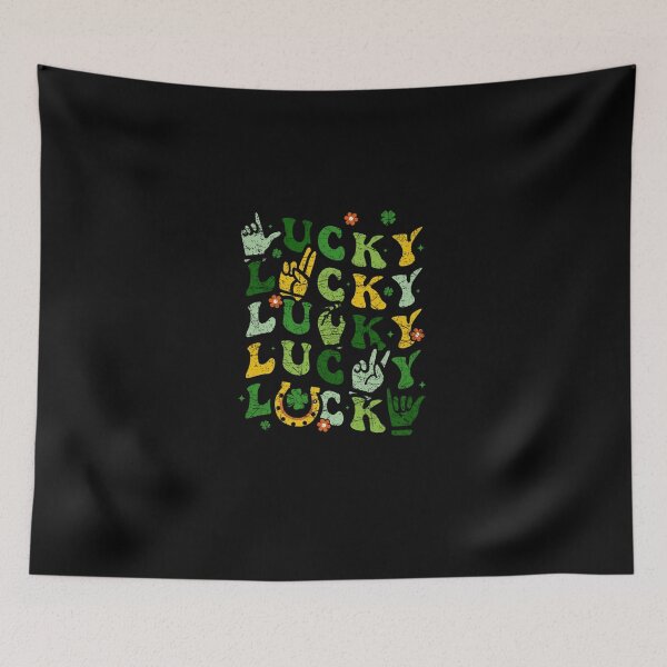 Item preview, Groovy St Patrick Day Green Pattern Text Art designed and sold by HansMulle.