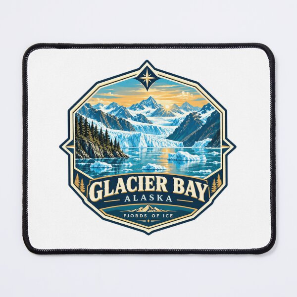 Item preview, Glacier Bay Alaska Fjords Of Ice National Park Travel Explorer designed and sold by Star3NowForMe.