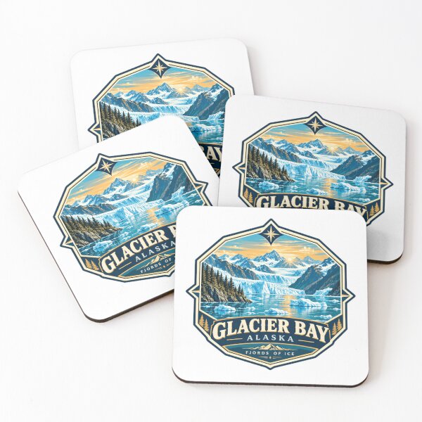 Item preview, Glacier Bay Alaska Fjords Of Ice National Park Travel Explorer designed and sold by Star3NowForMe.