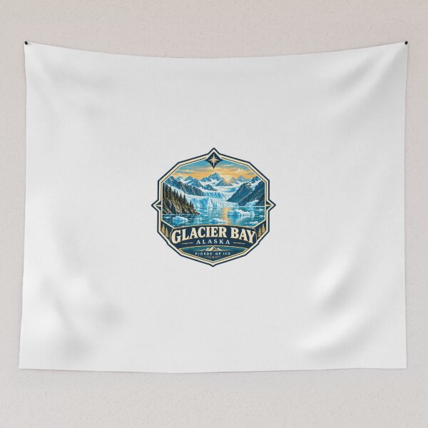 Item preview, Glacier Bay Alaska Fjords Of Ice National Park Travel Explorer designed and sold by Star3NowForMe.