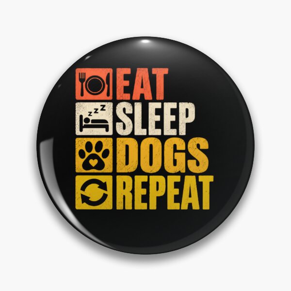 Item preview, Eat Sleep Dogs Repeat Dog Lover Pet Owner Canine Enthusiast designed and sold by JonesFlora2025.