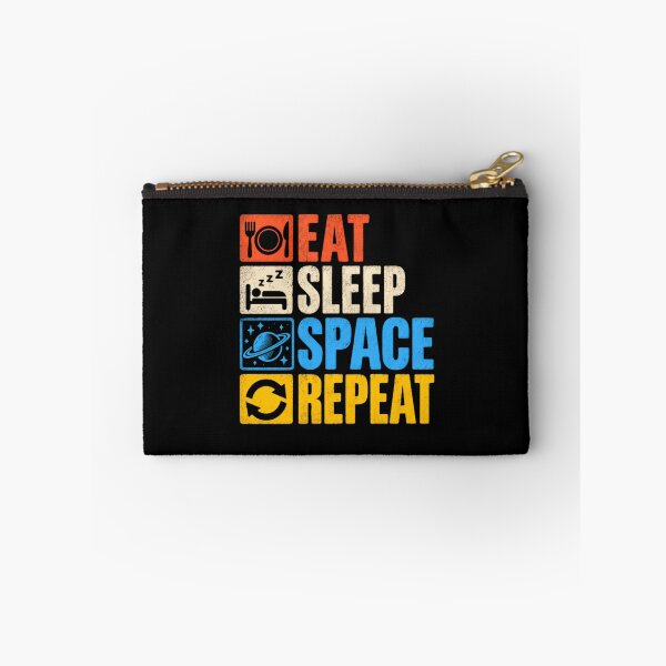 Item preview, Eat Sleep Space Repeat Astronomy Lover Science Enthusiast designed and sold by SkeletonsDanger.