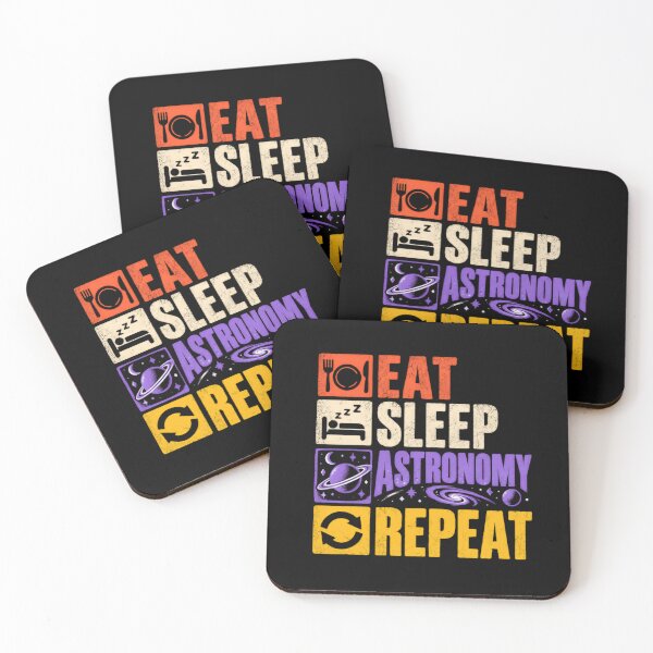 Item preview, Eat Sleep Astronomy Repeat Stargazer Space Lover designed and sold by RetroMini2026.