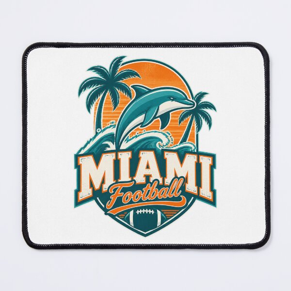 Item preview, Retro Miami Football Emblem Vintage Style MIA Design designed and sold by Pokenus.