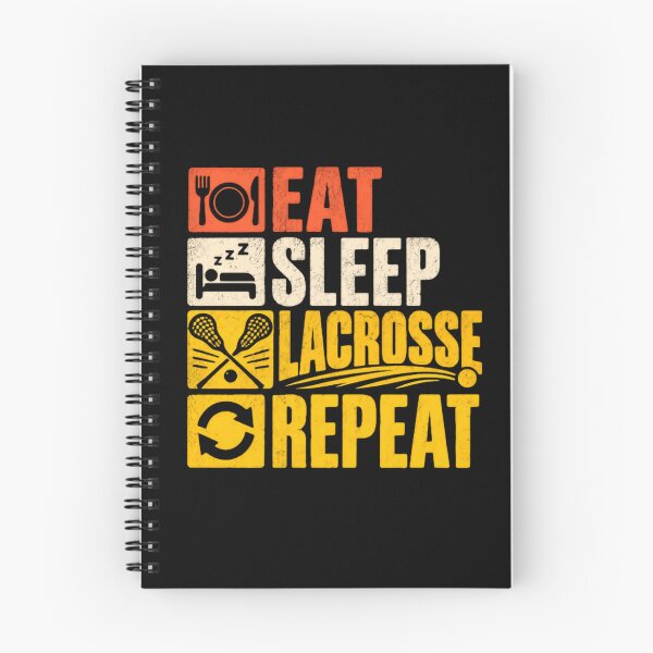 Item preview, Eat Sleep Lacrosse Repeat Lacrosse Player Fan Athlete designed and sold by RetroMini2026.