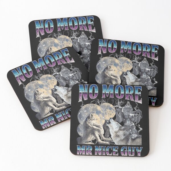 Item preview, No More Mr Nice Guy Wolf Werewolf Moon Transformation Assertive Men designed and sold by ZadehsiGG.