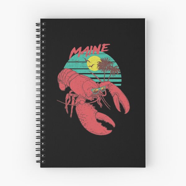 Item preview, Retro Sunset Maine Lobster Beach Vacation designed and sold by HansMulle.