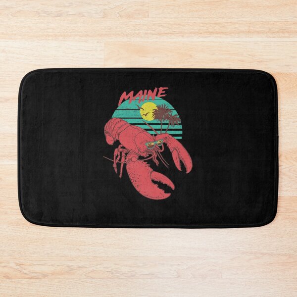 Item preview, Retro Sunset Maine Lobster Beach Vacation designed and sold by HansMulle.