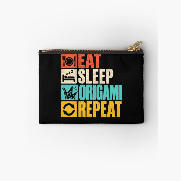 Item preview, Eat Sleep Origami Repeat Paper Folding Hobbyist designed and sold by RetroMini2026.