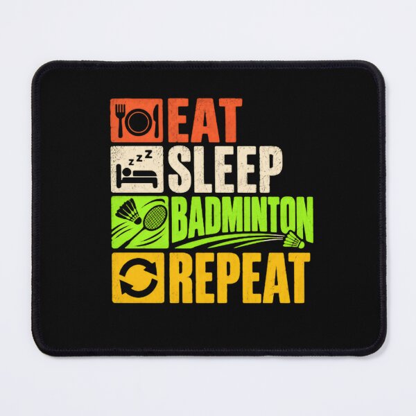 Item preview, Eat Sleep Badminton Repeat Badminton Player Lover designed and sold by JonesFlora2025.
