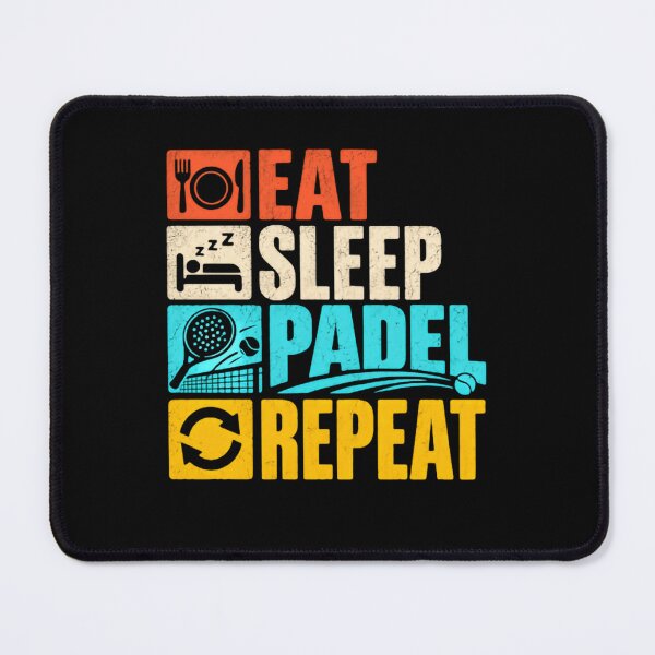 Item preview, Eat Sleep Padel Repeat Padel Player Racket Sport Enthusiast designed and sold by RetroMini2026.