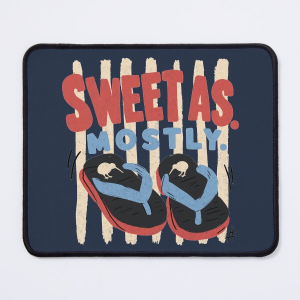 Item preview, Sweet As Mostly Kiwi Jandals New Zealand Humour designed and sold by MvuuStudio.