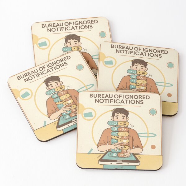 Item preview, Bureau of Ignored Notifications designed and sold by PictorialWhimsy.