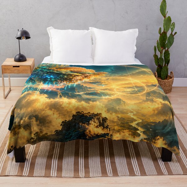 Item preview, Floating Coral Islands with Golden Ratio Fibonacci Spiral designed and sold by monkeybusiness.pt.