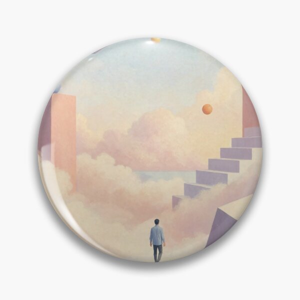 Item preview, Surreal Pastel Dreamscape Geometric Architecture designed and sold by Discount code.