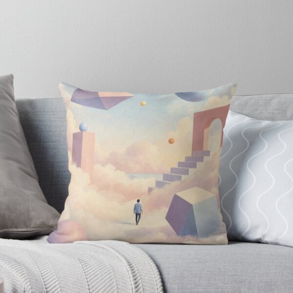 Item preview, Surreal Pastel Dreamscape Geometric Architecture designed and sold by Discount code.