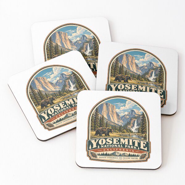 Item preview, Yosemite National Park California Granite Cathedrals And Falling Waters Travel Outdoors Hiking Souvenir designed and sold by Star3NowForMe.