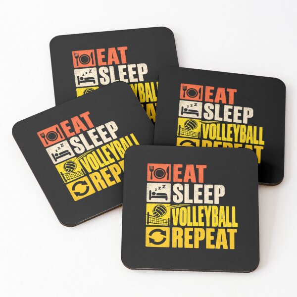 Item preview, Eat Sleep Volleyball Repeat Player Fan Lover designed and sold by HumansStuck12.
