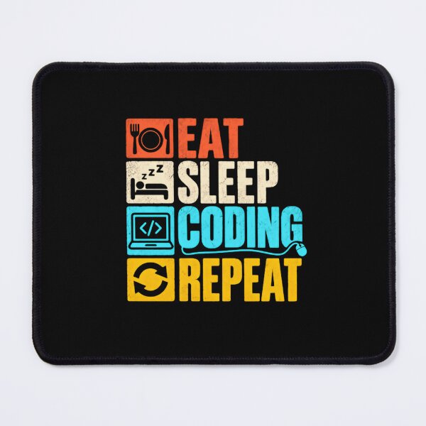 Item preview, Eat Sleep Coding Repeat Programmer Developer Computer Science designed and sold by SkeletonsDanger.