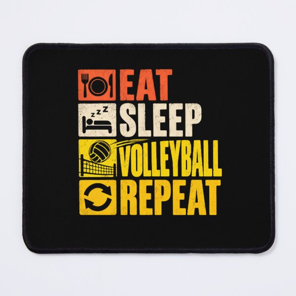 Item preview, Eat Sleep Volleyball Repeat Player Fan Lover designed and sold by JonesFlora2025.