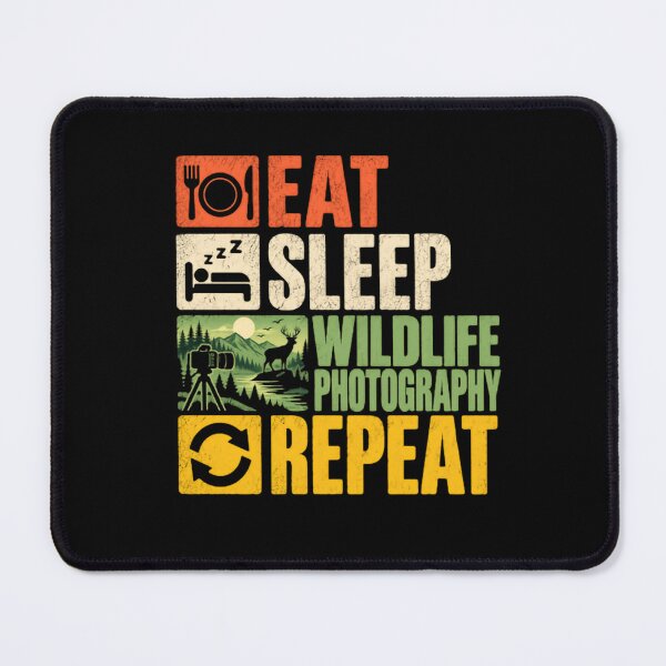 Item preview, Eat Sleep Wildlife Photography Repeat Photographer Life Nature Lover designed and sold by JonesFlora2025.