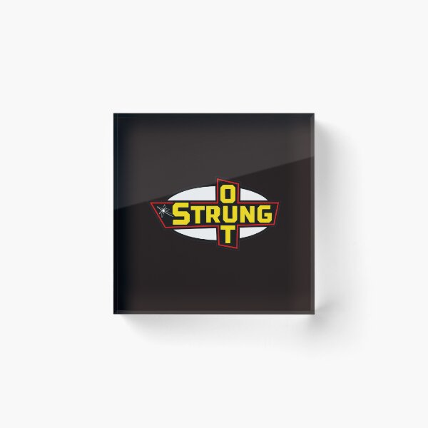 Item preview, OUTSTRUNG Retro Oval Geometric Logo  designed and sold by elias-harj-nook.