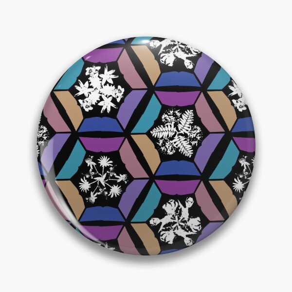 Item preview, Jewel Tones Botanical Books Hexagons designed and sold by Digitalmyth's Designs.