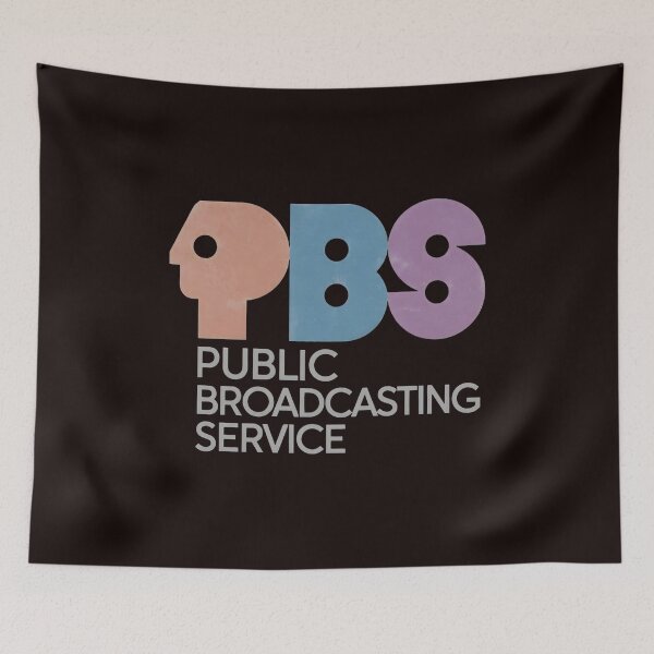 Item preview, Vintage PBS Logo Public Service Media  designed and sold by elias-harj-nook.