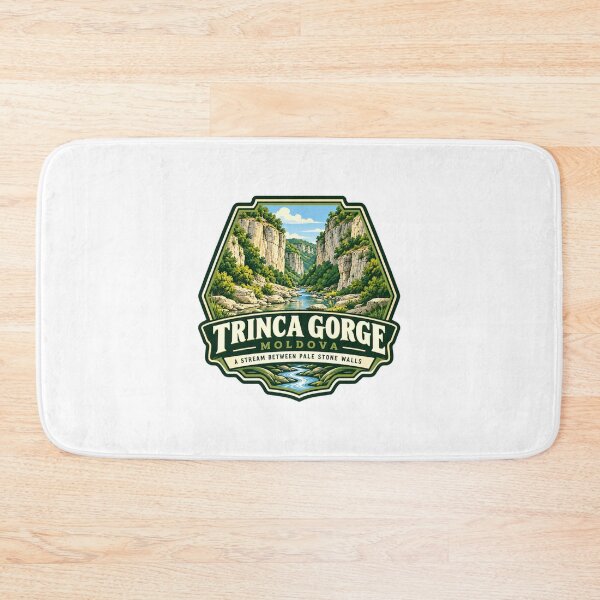 Item preview, Trinca Gorge Moldova A Stream Between Pale Stone Walls Moldovan Travel Nature Landscape Explorer Hiker designed and sold by Star3NowForMe.