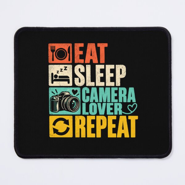 Item preview, Eat Sleep Camera Lover Repeat Photographer Photography Hobby designed and sold by JonesFlora2025.
