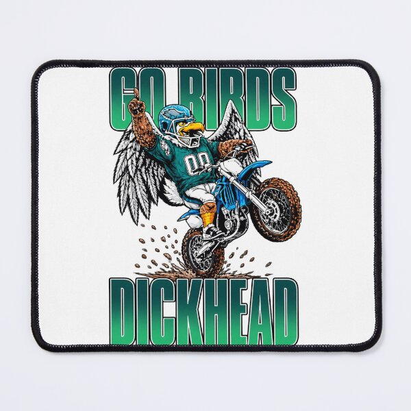 Item preview, Funny Go Birds Mascot Motorcycle Rider Football Fan Design designed and sold by 37Shop.
