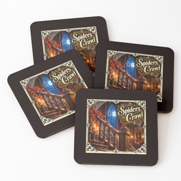 Item preview, Spiders Crawl — Victorian Gothic Halloween designed and sold by Novel Works Studio.